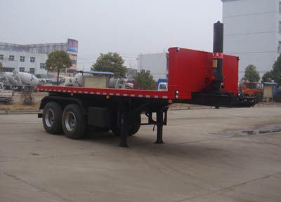 HLQ9350ZZXP型平板自卸半挂车 HLQ9350ZZXP型平板自卸半挂车