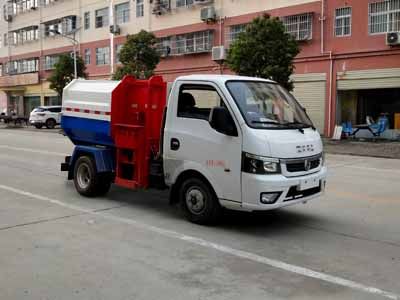 东风3方(国六)挂桶垃圾车 东风3方(国六)挂桶垃圾车