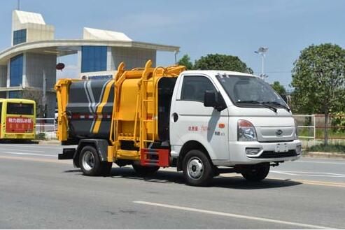 凯马3方(国六)挂桶带压缩垃圾车 凯马3方(国六)挂桶带压缩垃圾车
