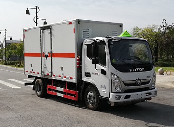 福田腐蚀性物品厢式运输车(8类) 福田腐蚀性物品厢式运输车(8类)