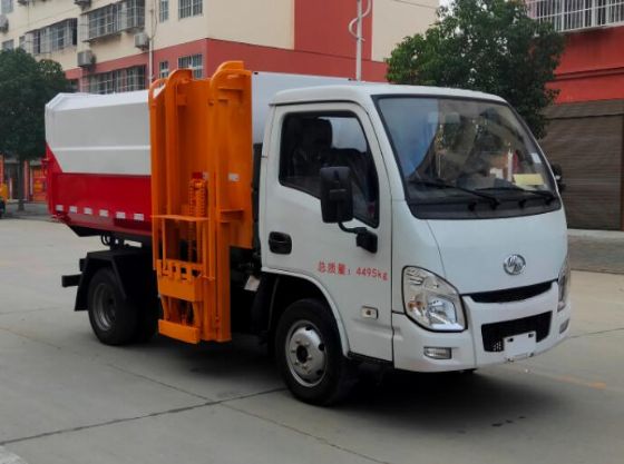 跃进4方(国六)挂桶垃圾车 跃进4方(国六)挂桶垃圾车