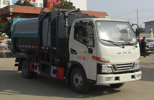 江淮5方(国六)挂桶垃圾车 江淮5方(国六)挂桶垃圾车