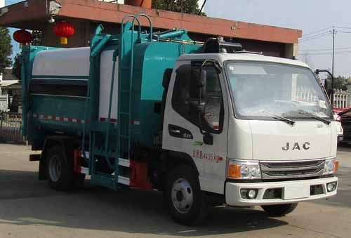 江淮5方(国六)挂桶垃圾车 江淮5方(国六)挂桶垃圾车