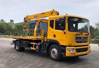 东风D9(国六)一拖二带吊机清障车 东风D9(国六)一拖二带吊机清障车