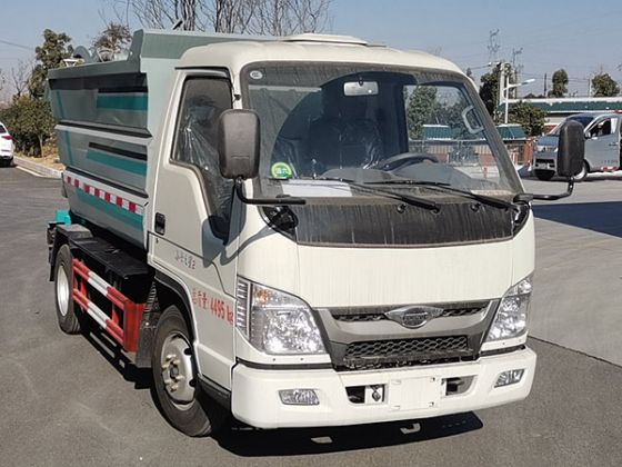 福田4方(国六)后装挂桶无泄漏垃圾车 福田4方(国六)后装挂桶无泄漏垃圾车