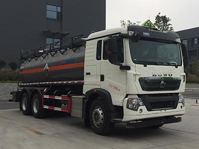 重汽14.5方腐蚀性物品罐式运输车 重汽14.5方腐蚀性物品罐式运输车