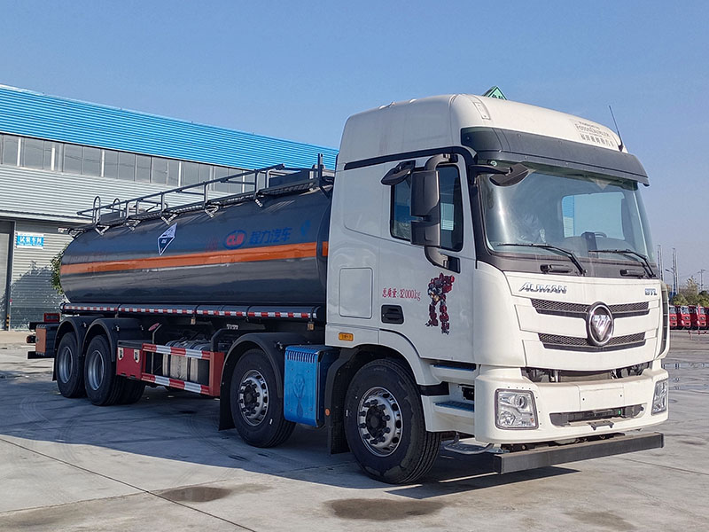 福田18方腐蚀性物品罐式运输车 福田18方腐蚀性物品罐式运输车